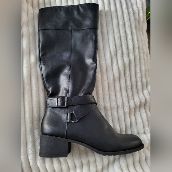 Style & Co. Black Riding Boot - Picture 3 of 8